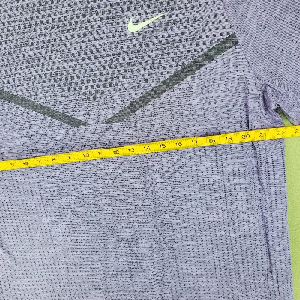 Nike Running Shirt Men XL Purple Dri-FIT ADV TechKnit Ultra‎ Short Sleeve Tee